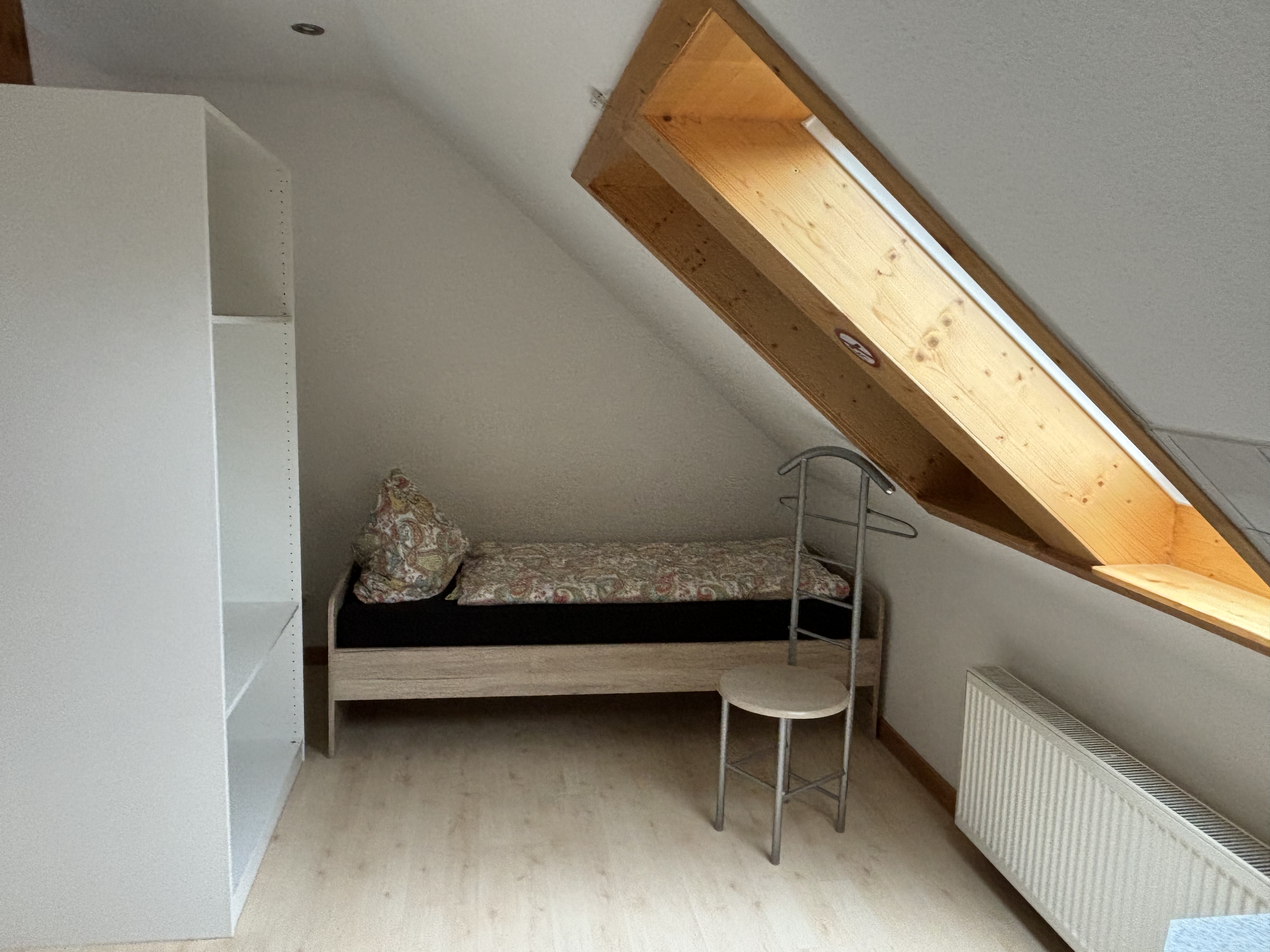 Monteurzimmer: Ferienwohnung 1, Schlafecke im großen Wohnraum - Craftman's Home