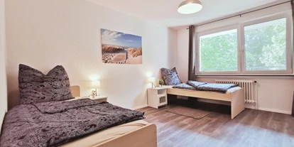 Monteurwohnung - Wolfenbüttel - Schlafzimmer
 - flex living -  Monteurwohnungen in Braunschweig