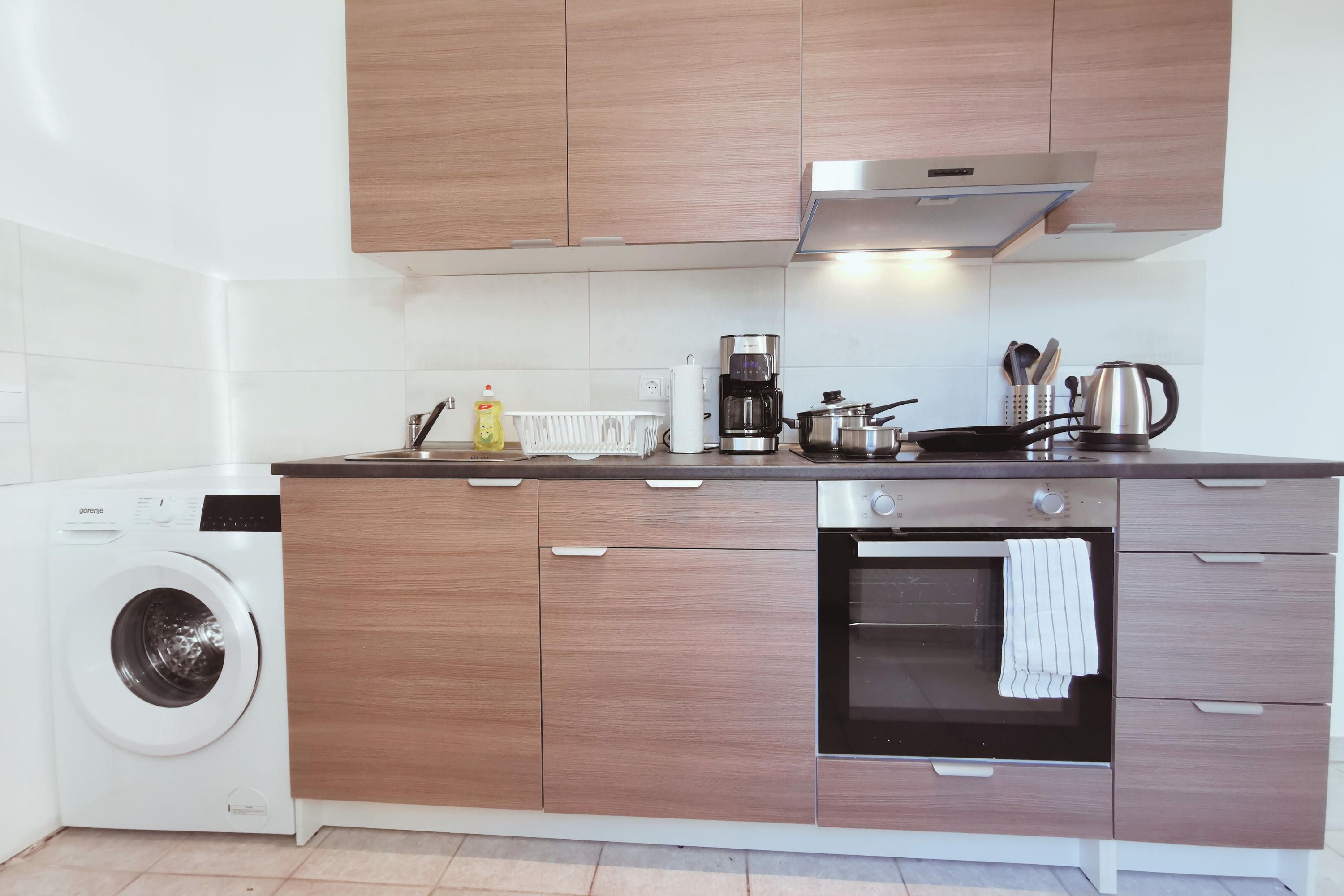 Monteurwohnung - Zimmertyp: Doppelzimmer - Thüringen - Küche - flex living -  Monteurwohnungen in Erfurt