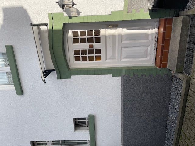 Monteurzimmer: Eingang zu den Appartements - Pension IZA
