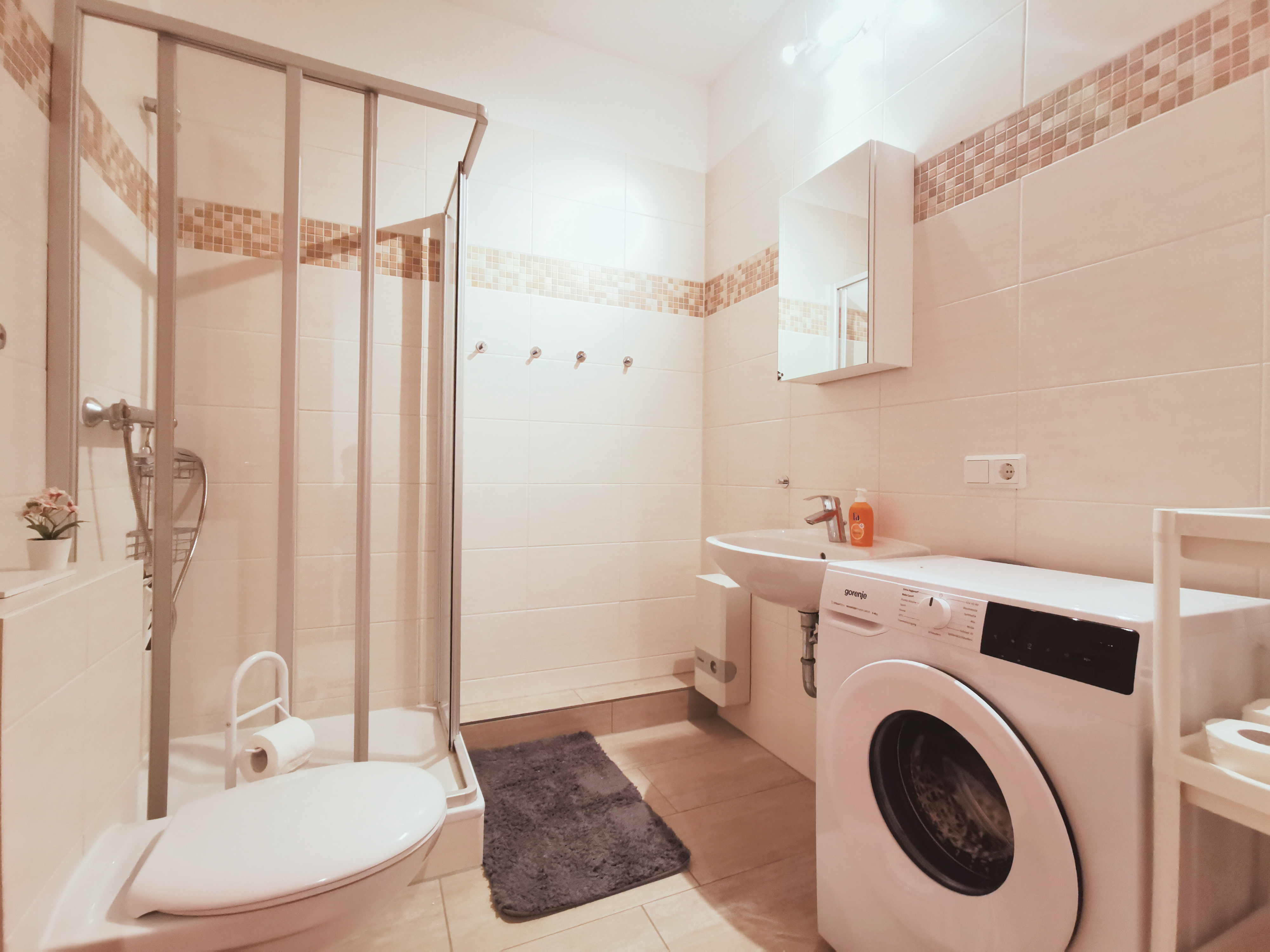 Monteurzimmer: Badezimmer - flex living -  Monteurwohnungen in Bautzen