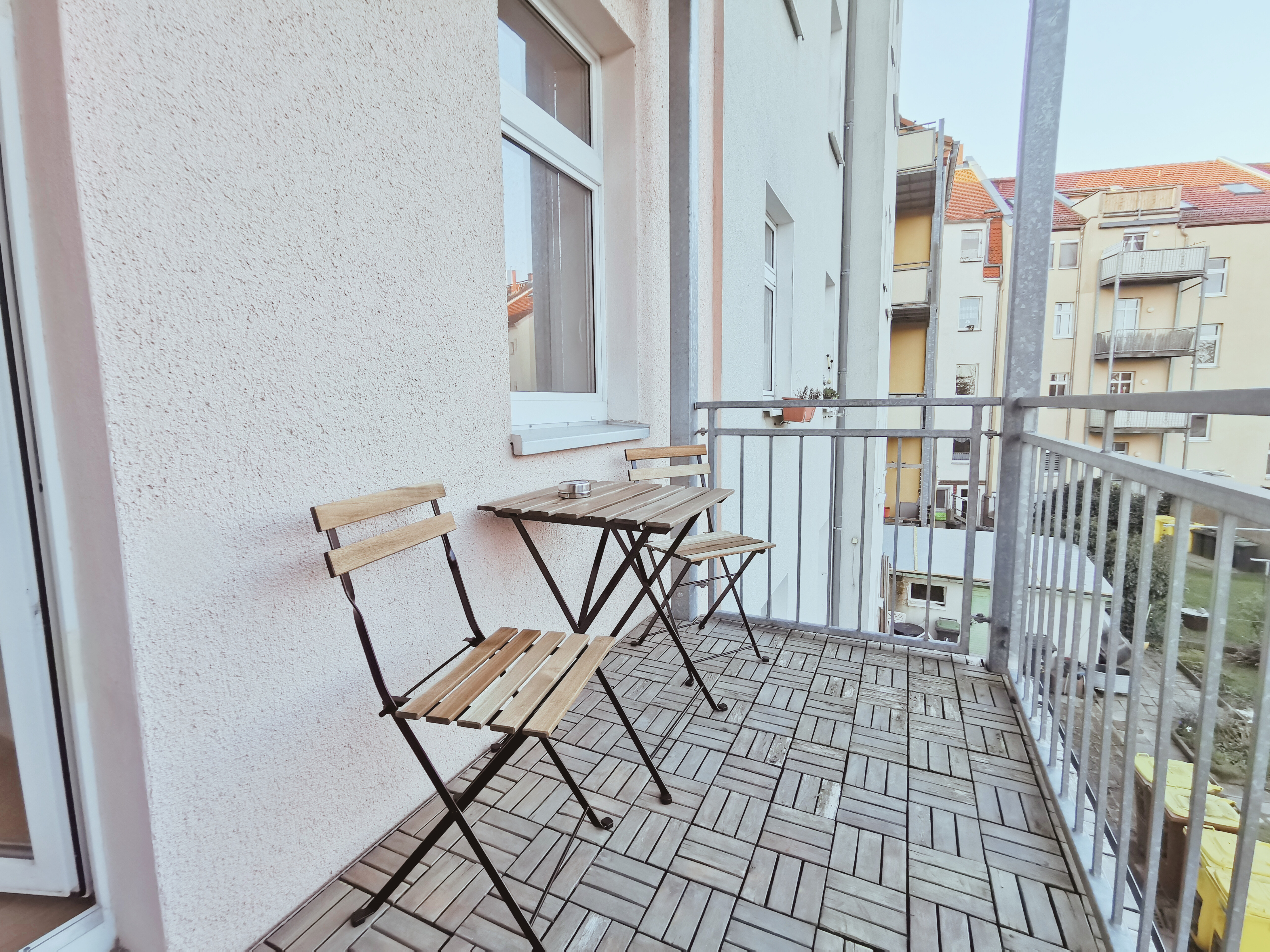 Monteurzimmer: Balkon - flex living -  Monteurwohnungen in Bautzen