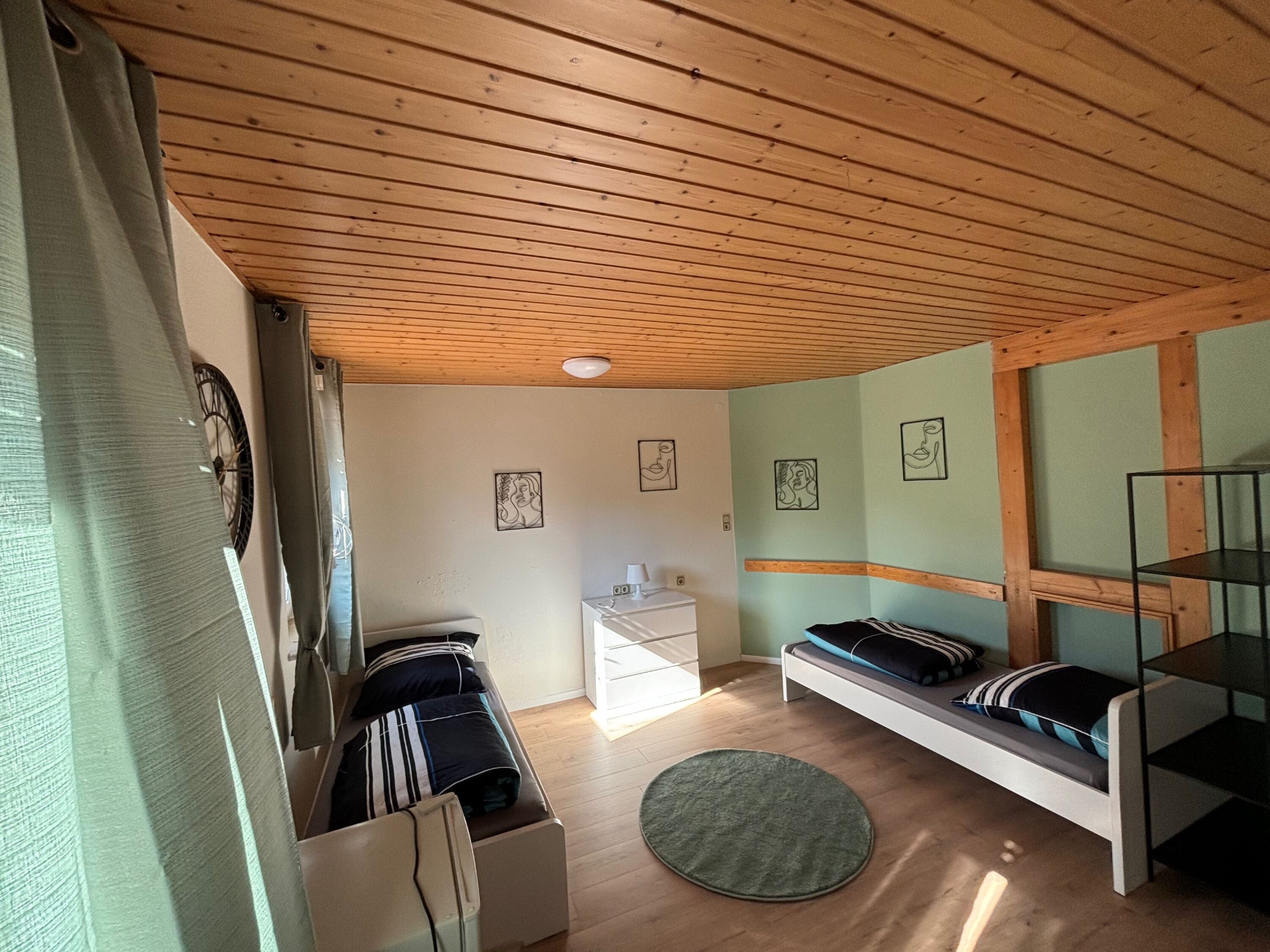 Monteurwohnung - Einzelbetten - Bayern - Schlafzimmer - Monnteurzimmer/ -Haus Maßbach