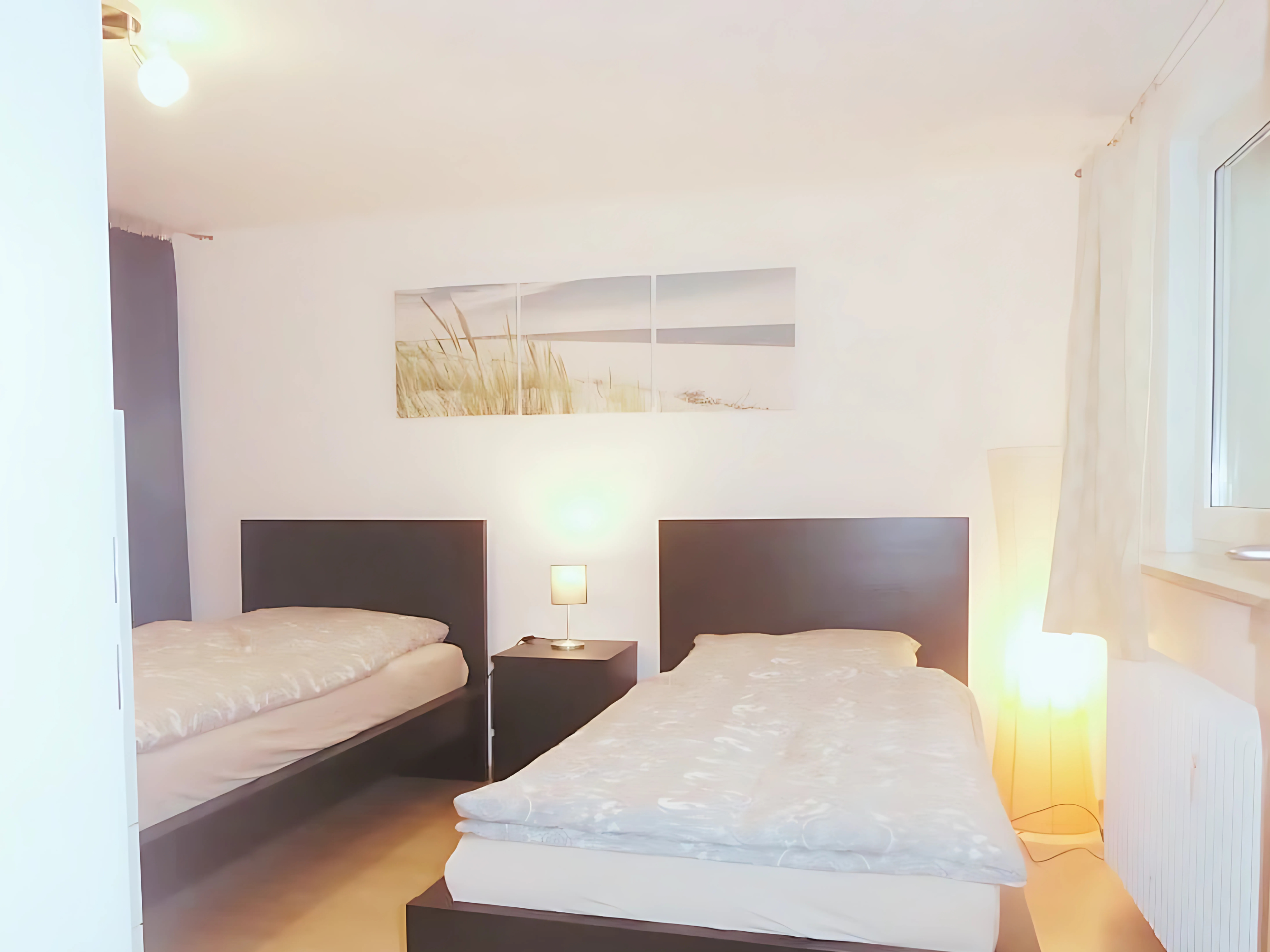 Monteurwohnung - WLAN - Wiesbaden - Schlafzimmer - flex living -  Monteurwohnungen in Wiesbaden