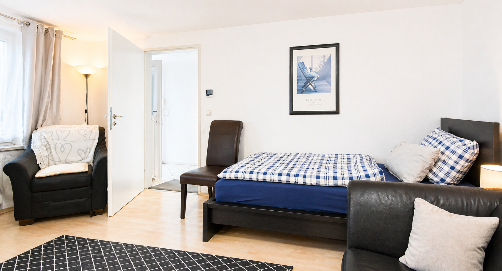 Monteurzimmer: Schlafzimmer - flex living -  Monteurwohnungen in Wiesbaden