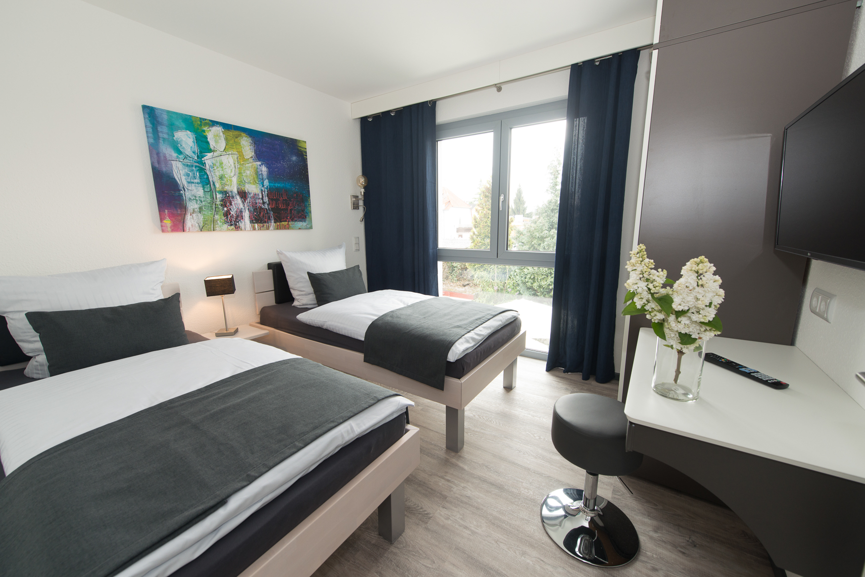 Monteurzimmer: Alle Betten können getrennt gestellt werden. - Günstige Unterkünfte mit Top-Qualität - Apartmenthaus & Ferienwohnungen