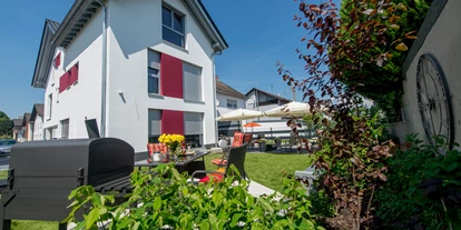Monteurwohnung - PLZ 69469 (Deutschland) - Apartmenthaus Horster Bensheim mit dem Gemeinschaftsgarten zum Grillen und Entspannen. - Günstige Unterkünfte mit Top-Qualität - Apartmenthaus & Ferienwohnungen