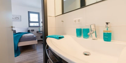 Monteurwohnung - PLZ 69469 (Deutschland) - Eigene Bäder für ungestörte Privatsphäre im Apartmenthaus Horster - Günstige Unterkünfte mit Top-Qualität - Apartmenthaus & Ferienwohnungen