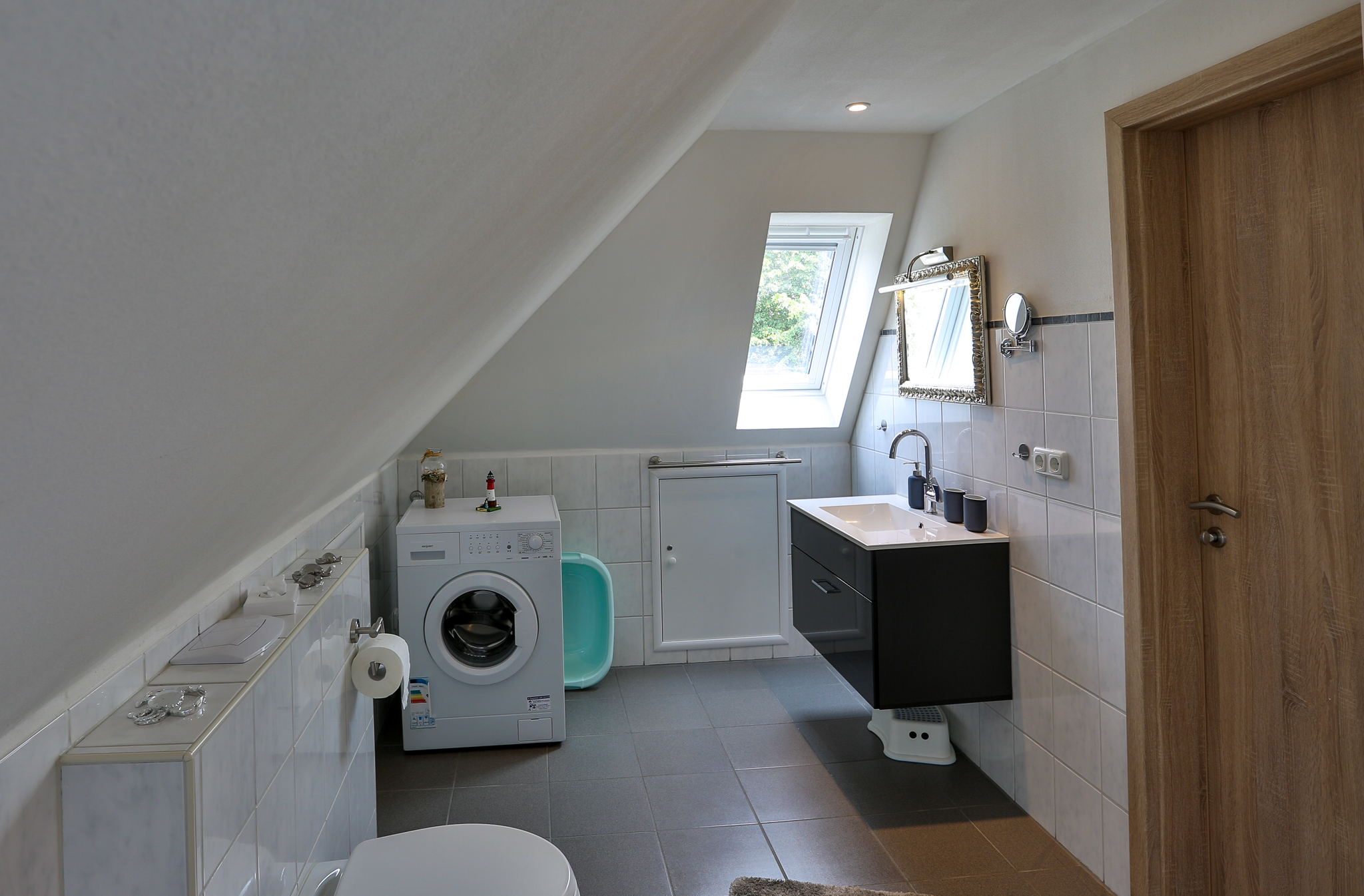 Monteurzimmer: Bad - Hus Möwenschiet 2-8 Pers.