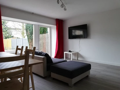 Monteurwohnung - Balkon - Deutschland - Wohnzimmer im Erdgeschoss - sleep in Bremen