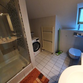 Monteurzimmer: Dusche & WC OG - Ferienwohnung Patrizia