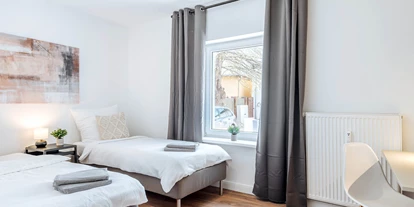 Monteurwohnung - Balkon - Deutschland - Beispiel: Schlafzimmer - WOTERKANT Apartments - Petridamm