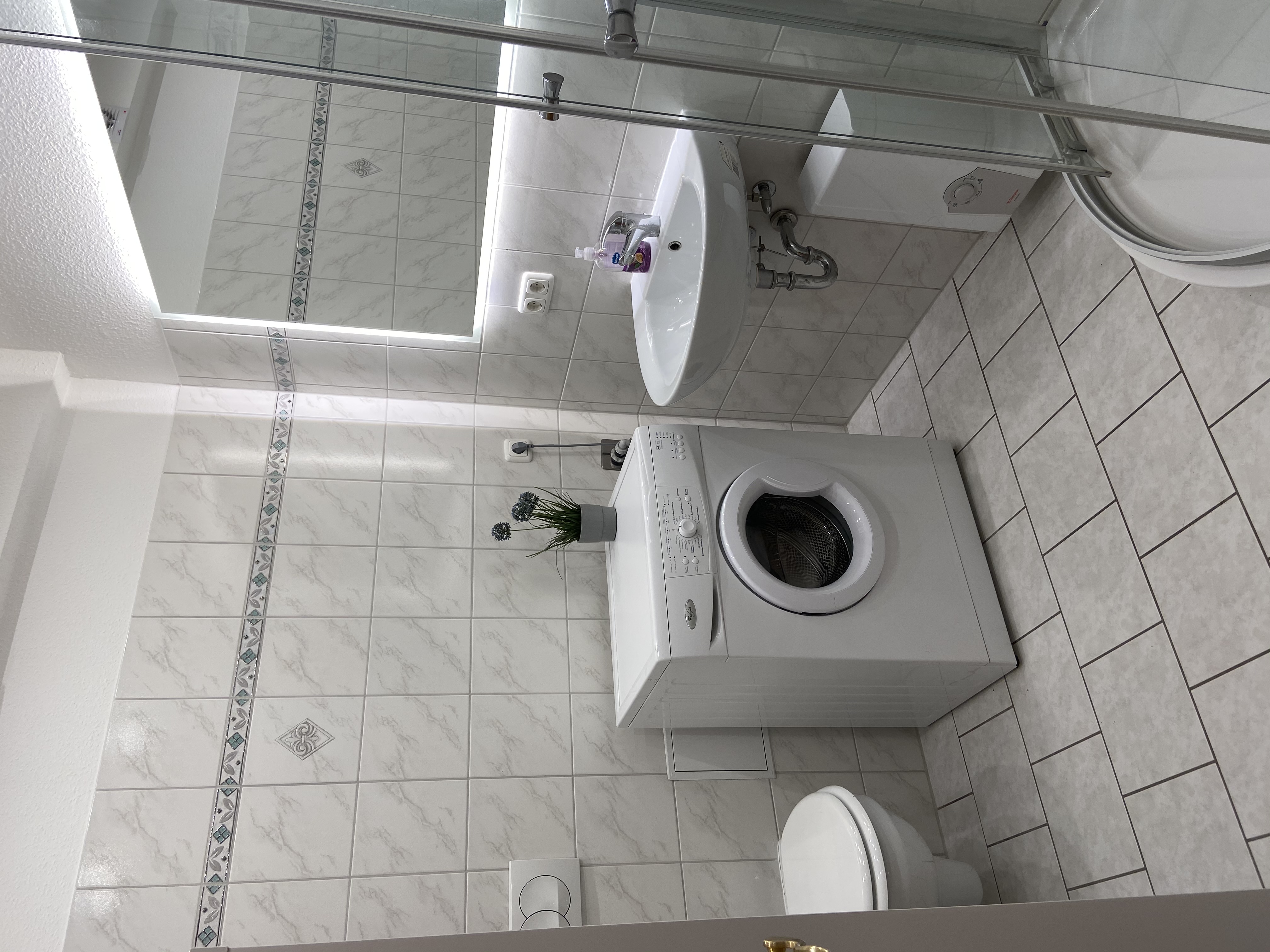 Monteurzimmer: Beispiel: Badezimmer - WOTERKANT Apartments - Petridamm