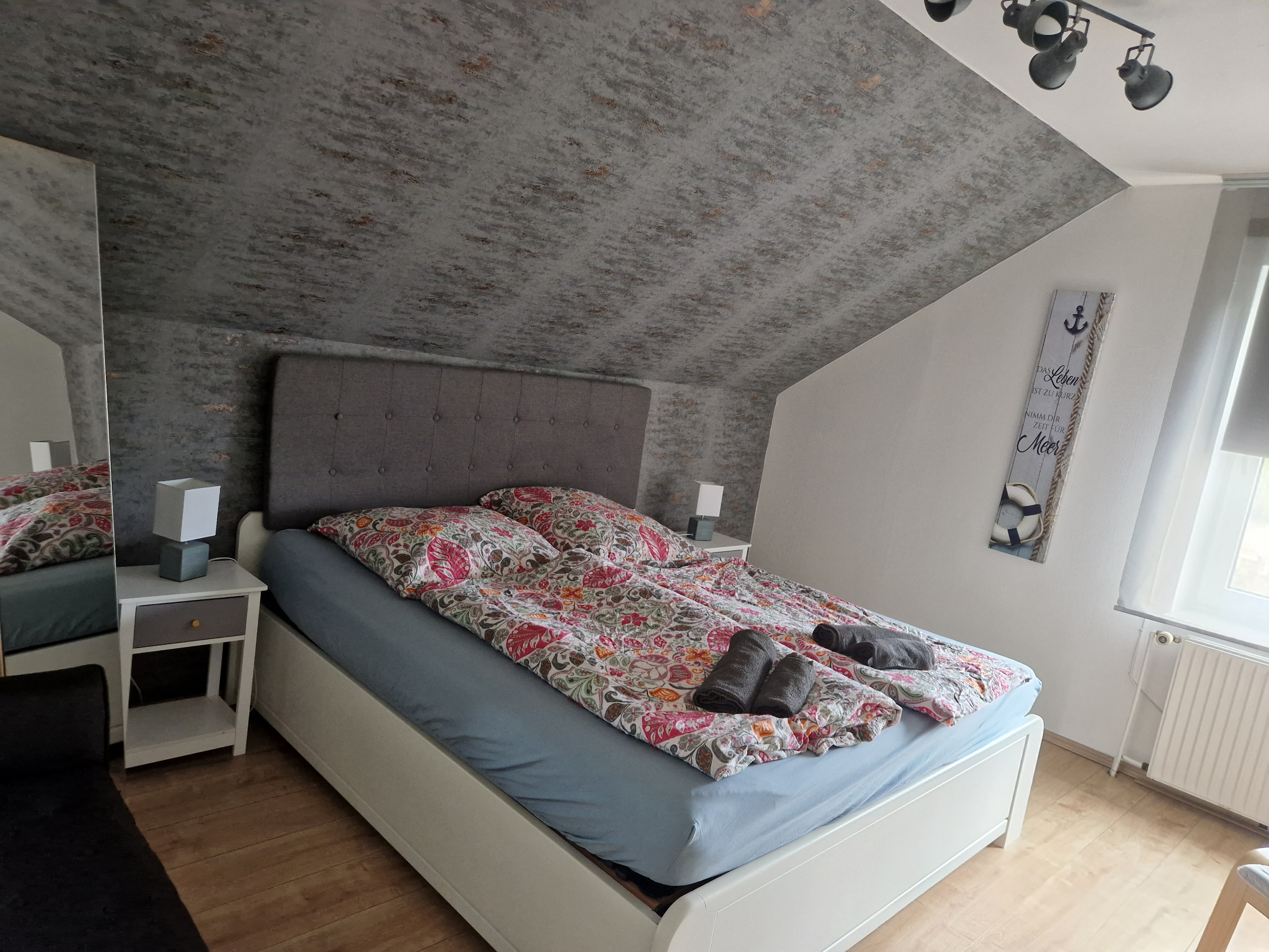 Monteurwohnung - Nordsee - Schlafzimmer - Fewo Heimathafen
