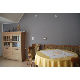Monteurzimmer: Sitzecke in der Wohnküche - Schlafen wie Zuhause