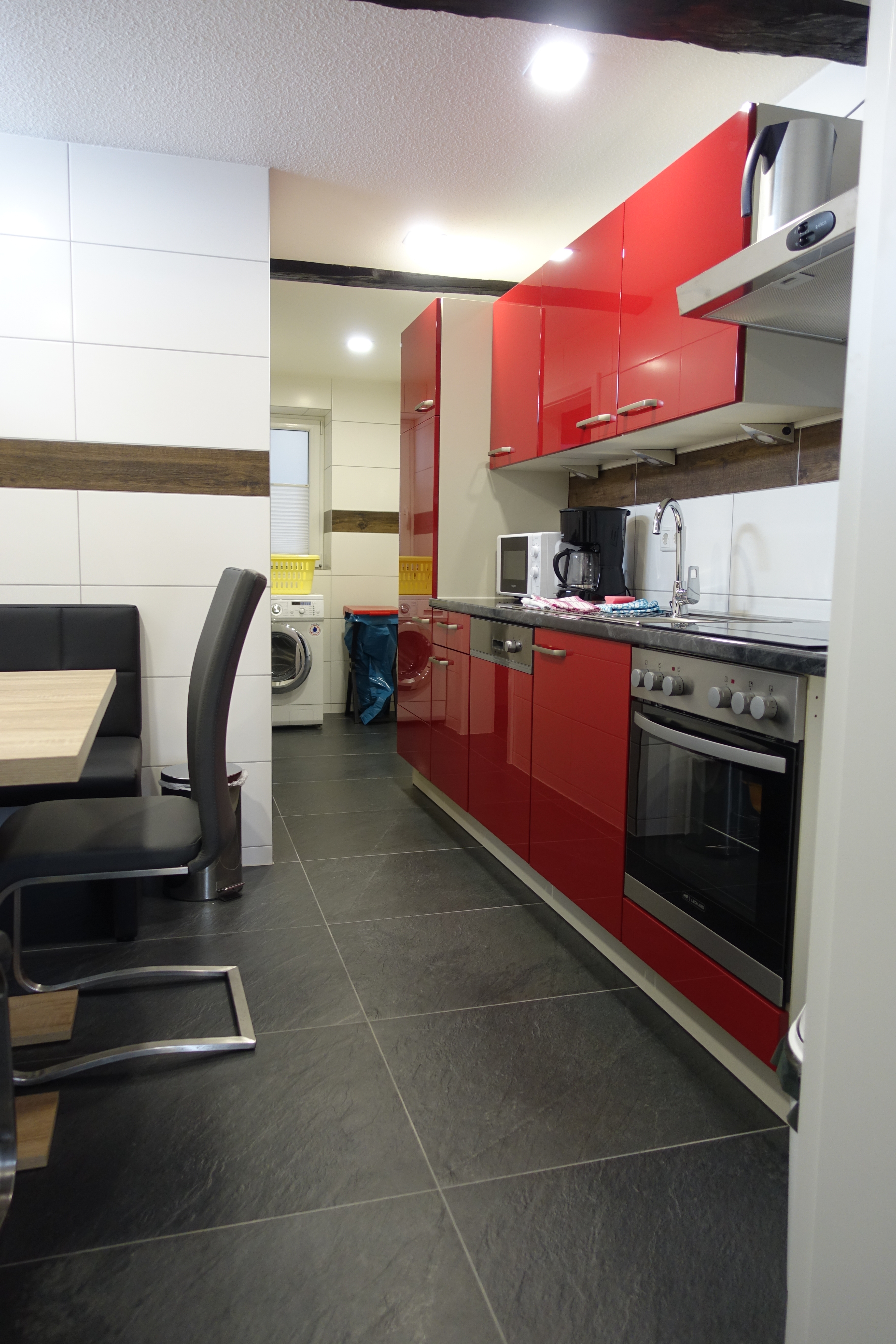 Monteurwohnung - PLZ 36205 (Deutschland) - Küche der Monteurunterkunft und Ferienwohnung Böde - Monteurunterkunft & Ferienwohnung Böde