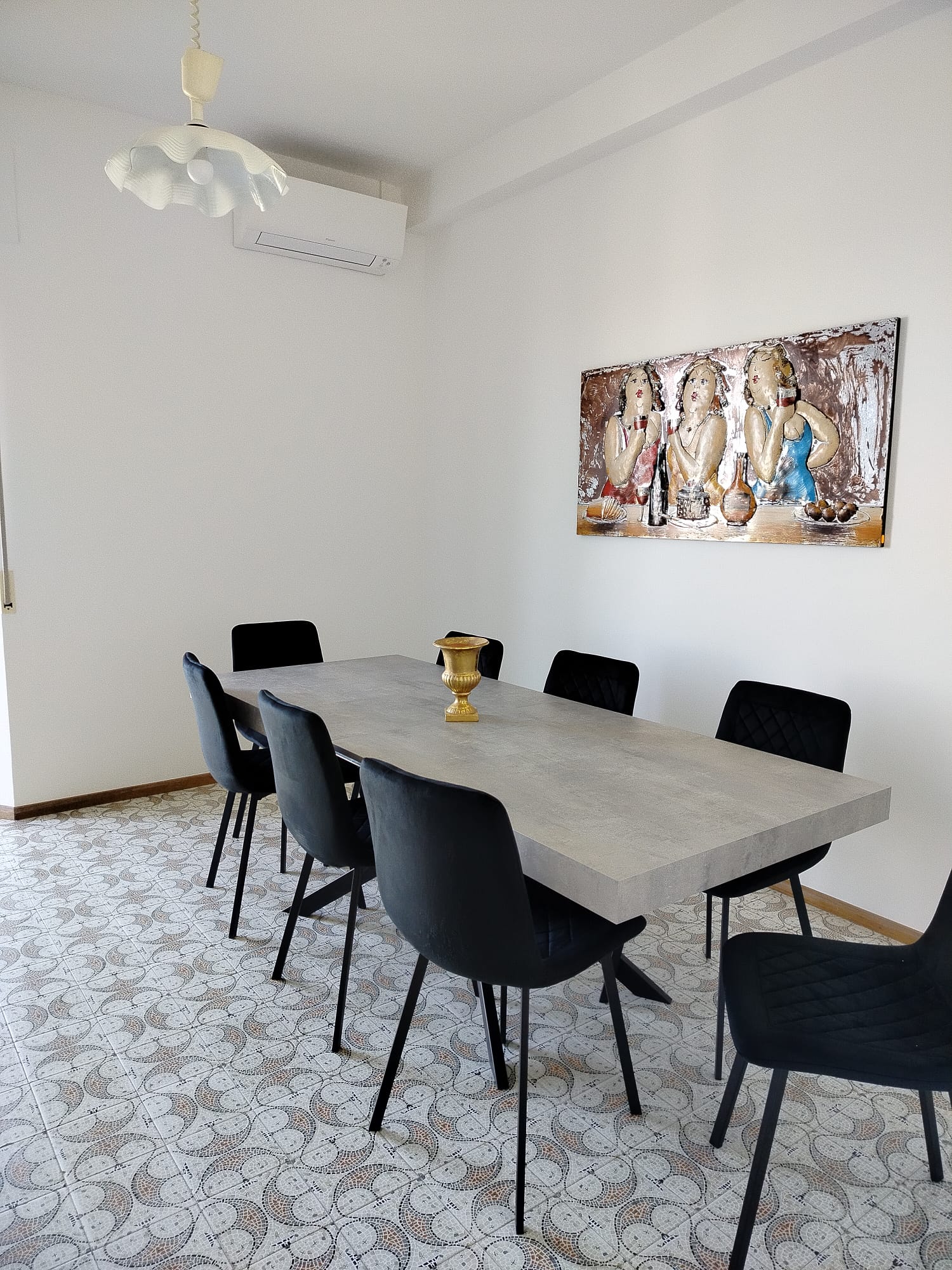 Monteurzimmer: Essplatz in Küche - CASA DORIS, Montecarotto, Le Marche - Apt. 2 - 1. Stock