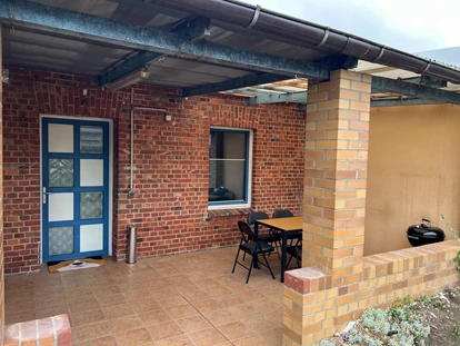 Monteurwohnung - TV - Brandenburg - Terrasse - Zimmervermietung Rosenblatt