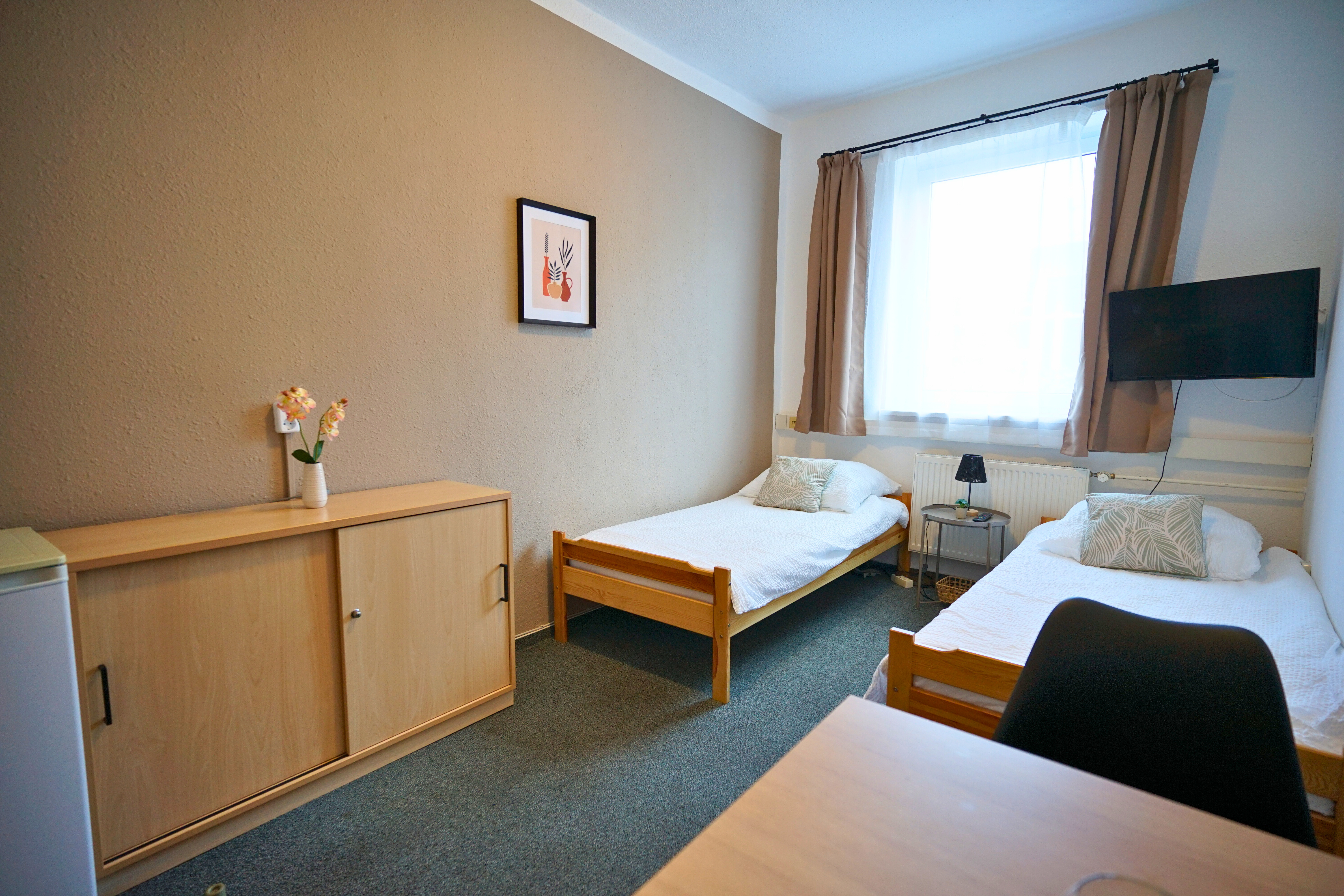 Monteurzimmer: Zweibettzimmer - Die GastHütte