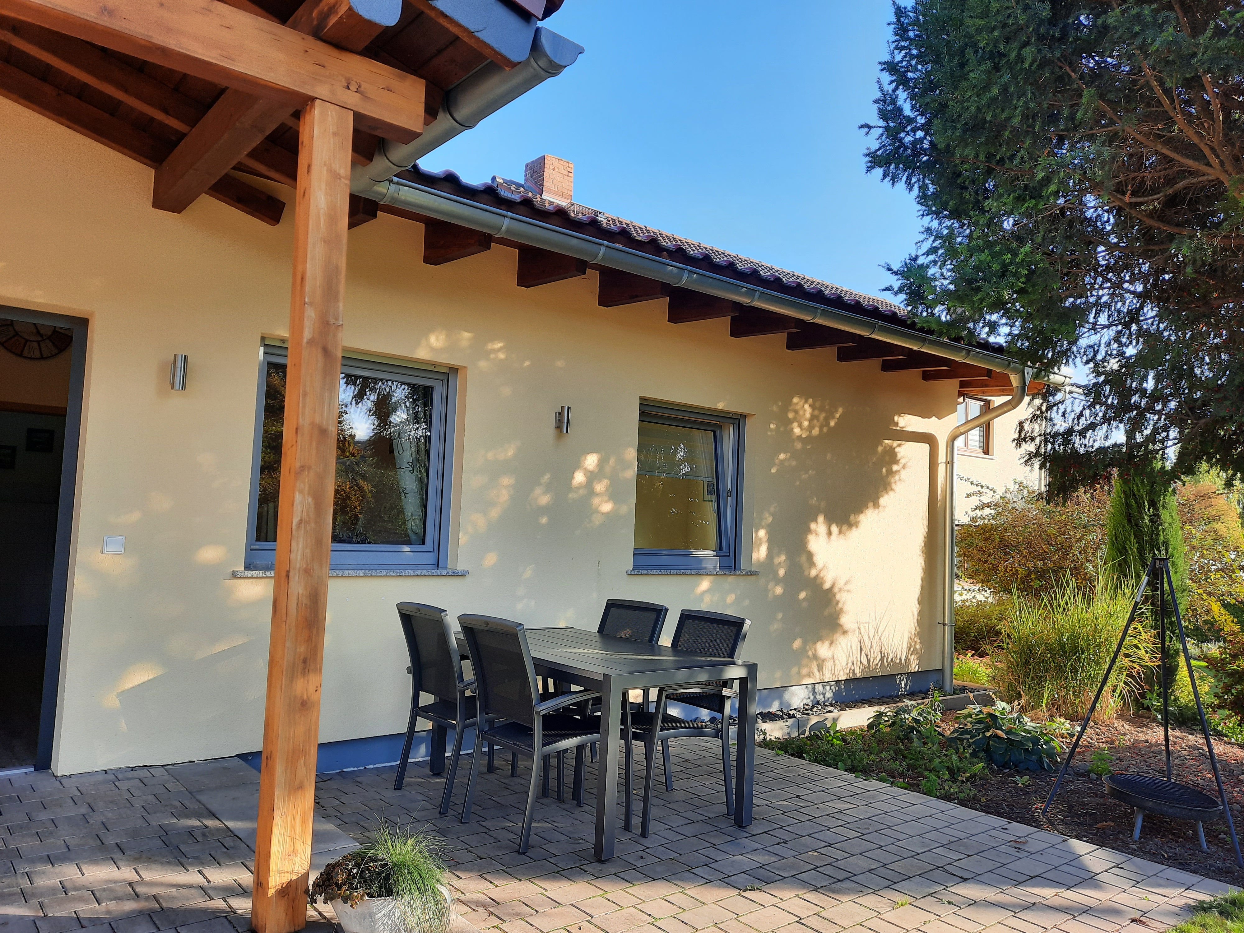 Monteurzimmer: Terrasse - Monteur- und Ferienwohnung Sonnenhof