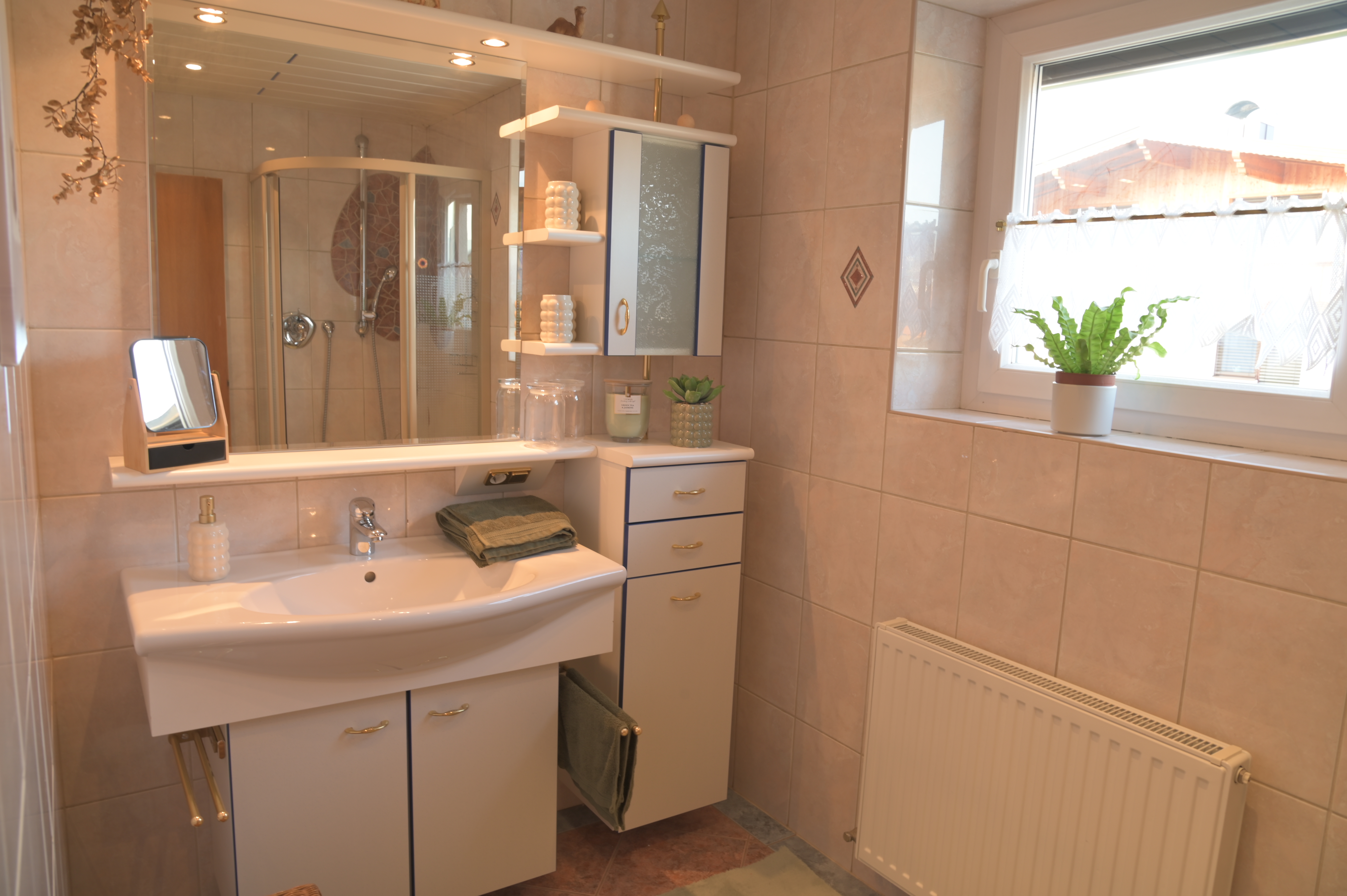 Monteurwohnung - Hund erlaubt - Badezimmer - Lijus GmbH - Appartement Naunspitzblick