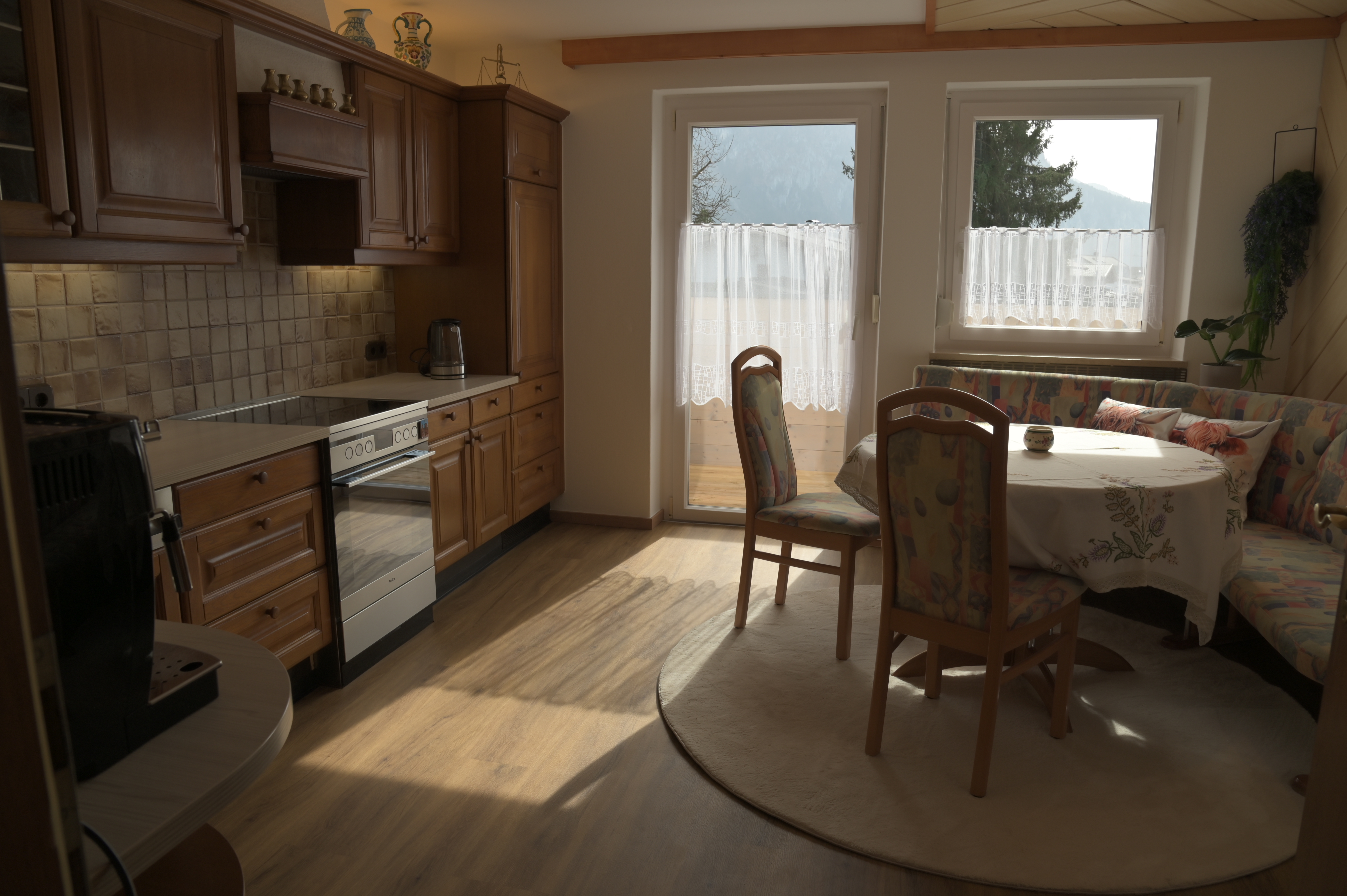 Monteurzimmer: Küche - Lijus GmbH - Appartement Naunspitzblick