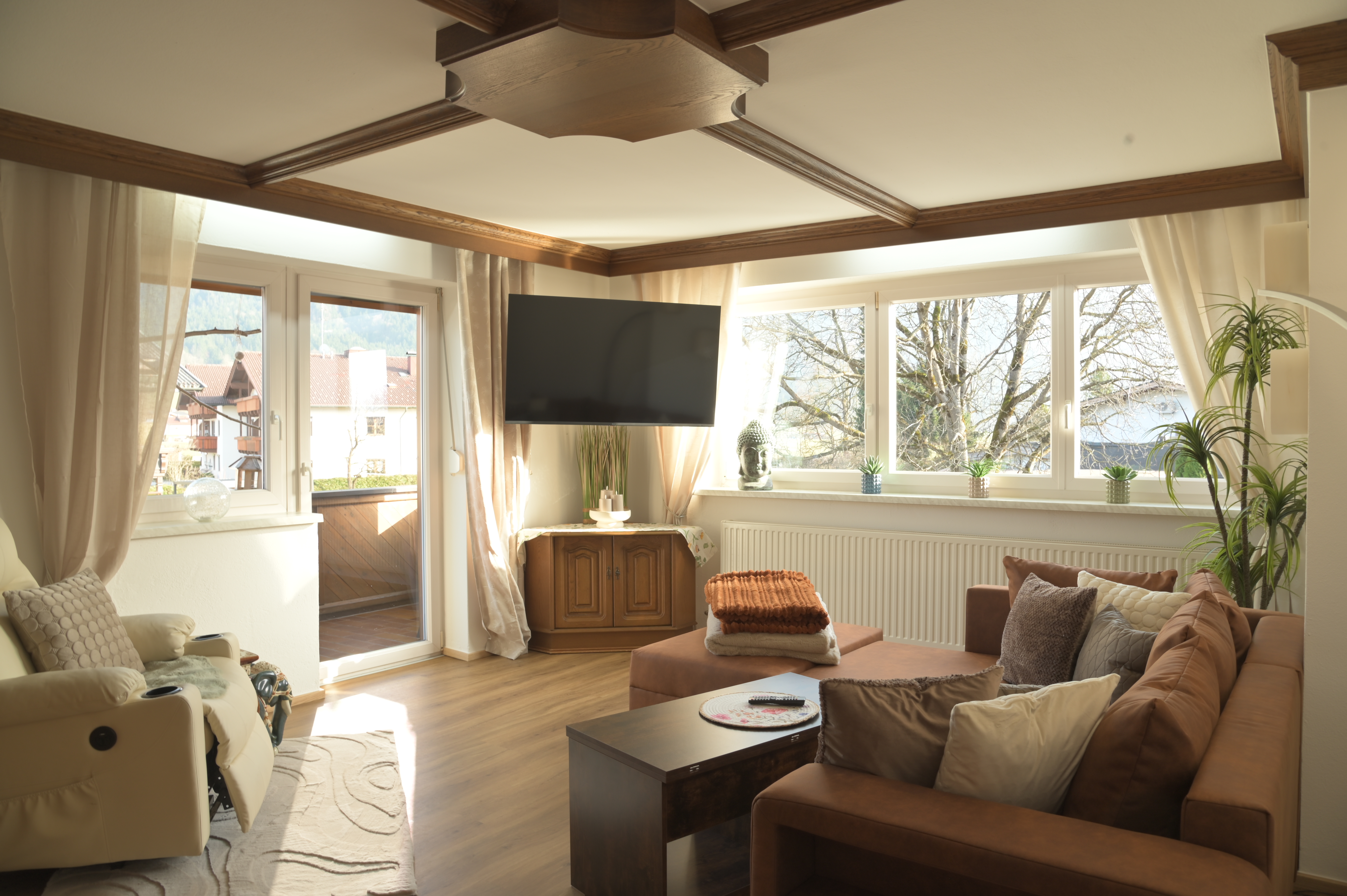 Monteurzimmer: Wohnzimmer - Lijus GmbH - Appartement Naunspitzblick