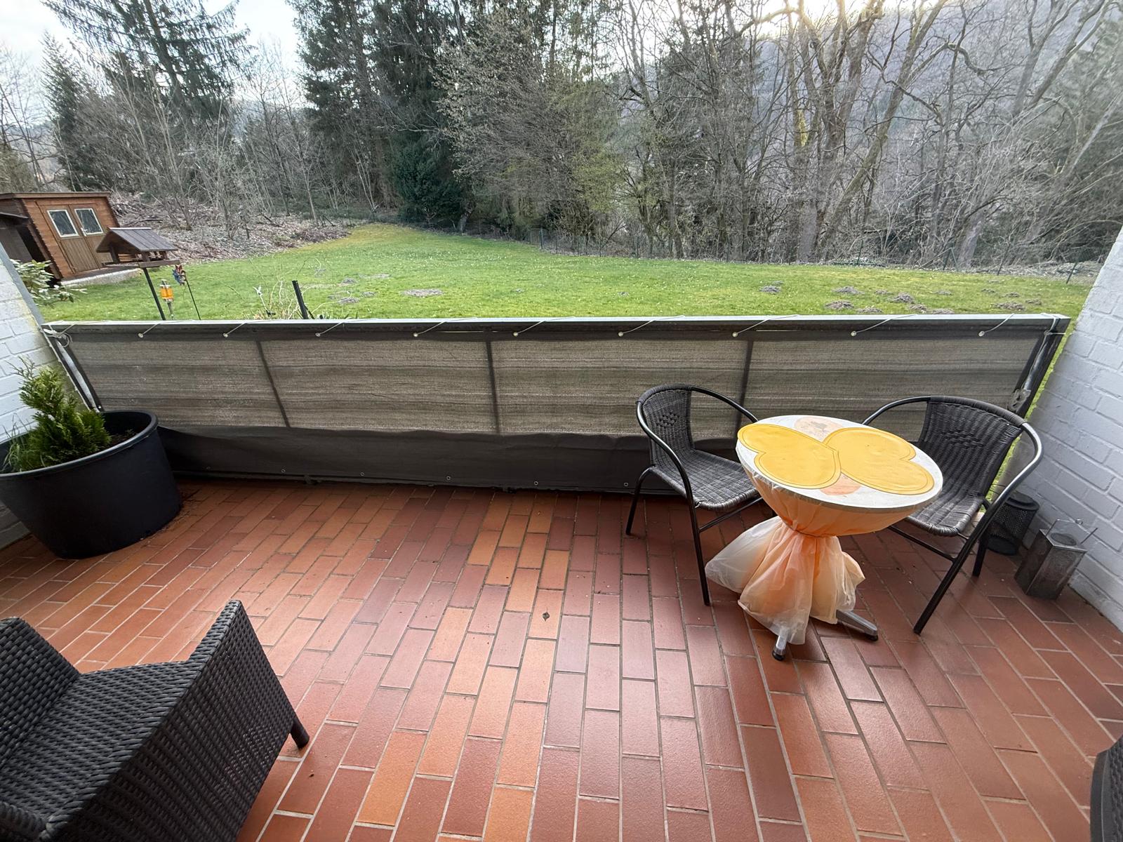 Monteurzimmer: Balkon - Apartment Innerste-See Sunrise