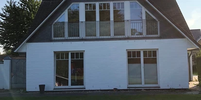 Monteurwohnung - Kaffeemaschine - Schleswig-Holstein - Außenansicht - Gehobene Monteursunterkunft mit großem Garten