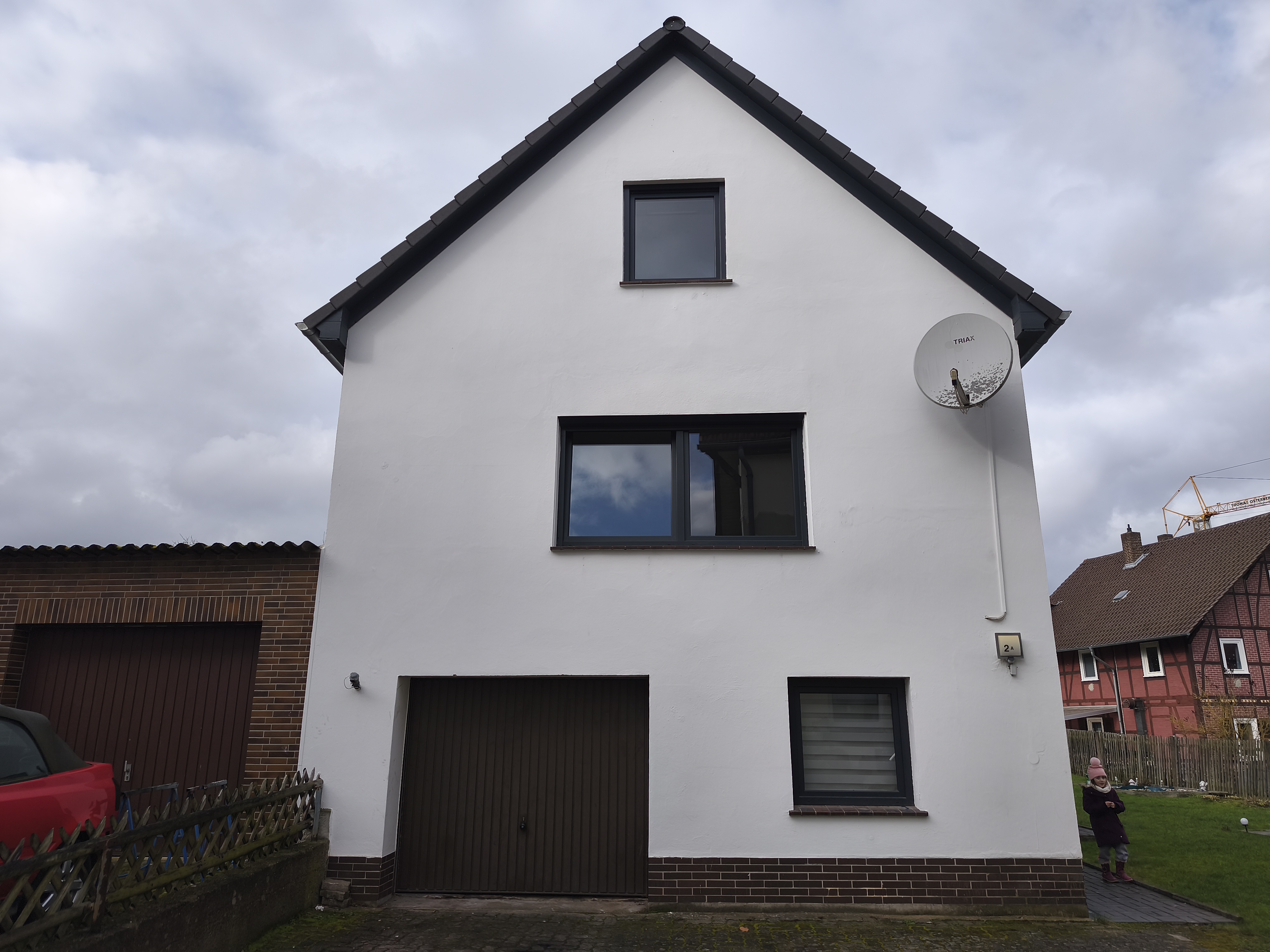 Monteurwohnung - Zimmertyp: Doppelzimmer - Hessen - Hausansicht  - ASX Monteurwohnung Edermünde 