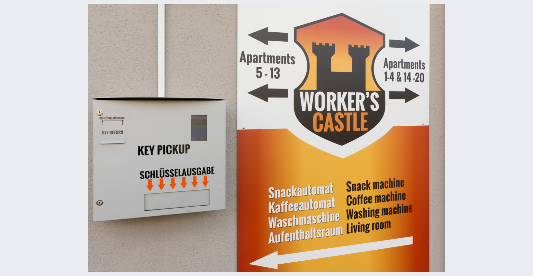 Monteurzimmer: Worker's Apartments - Worker's Castle St. Michael