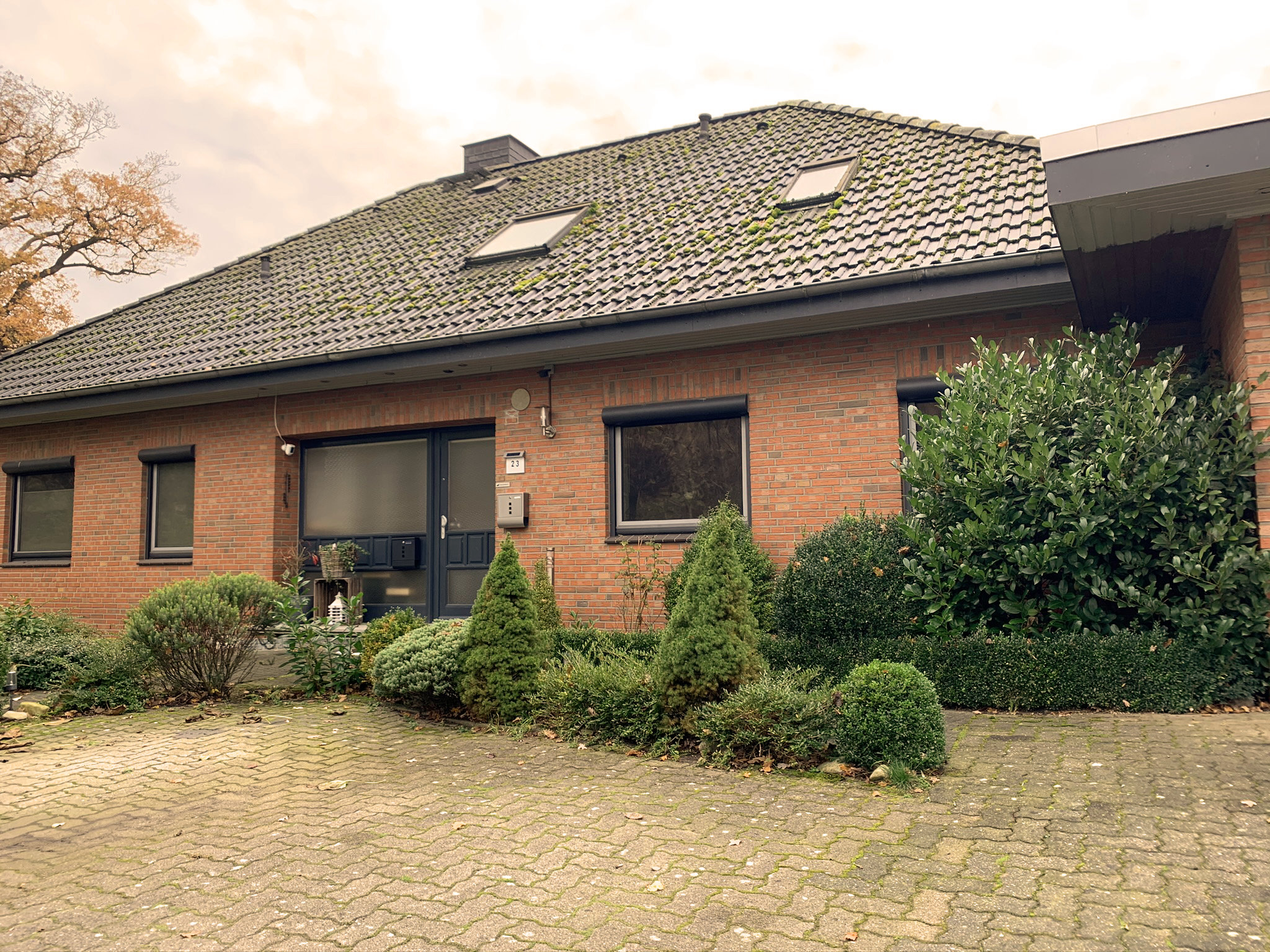 Monteurzimmer: Hauseingang 2-Familienhaus - Ferienwohnung Seeweg