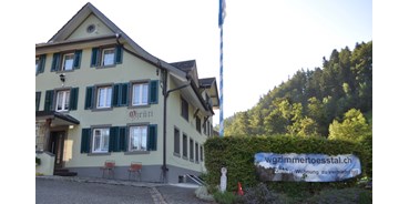 Monteurwohnung - Schweiz - Aussen Ansicht - Pension Ohrüti Handwerker