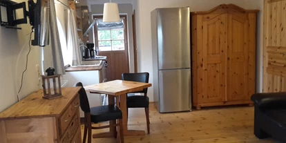 Monteurwohnung - Trappenkamp - Wohn/Schlafraum mit Küche - uta schmidt