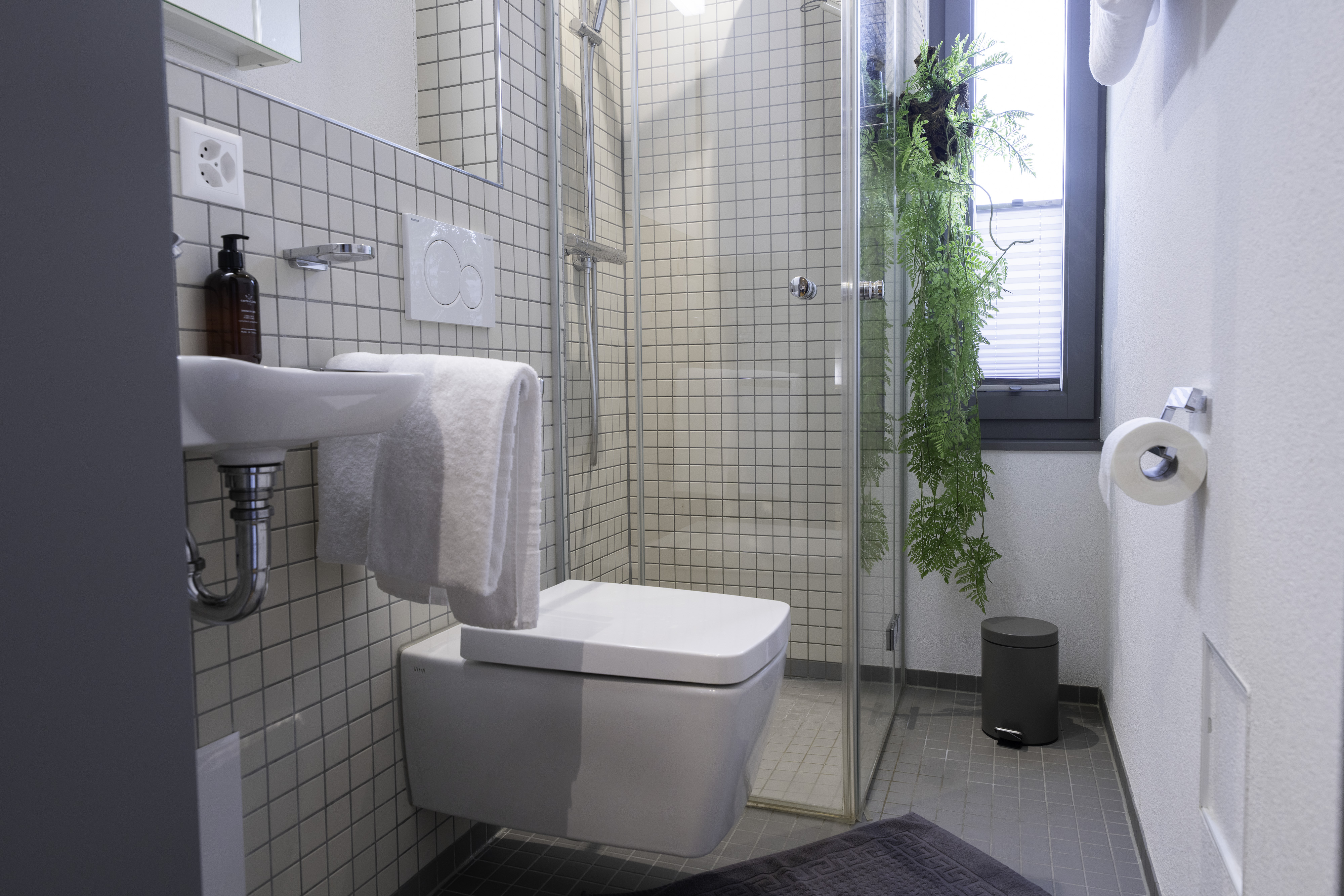 Monteurzimmer: Duschbad - Komfortable Wohnung Wettingen
