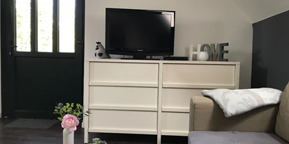 Monteurwohnung - Badezimmer: eigenes Bad - Münsterland - Monteurzimmer in Hilter mit TV und WLAN - Ferienwohnung  Landart