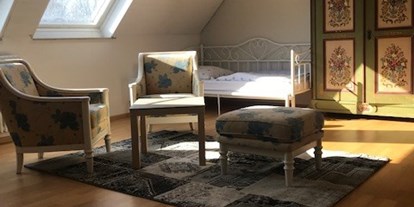 Monteurwohnung - Zimmertyp: Doppelzimmer - Hohberg - Wohn-/ Schlafbereich der Monteurunterkunft Engel in Hohberg nahe Offenburg. - ENGEL 