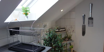Monteurwohnung - Uslar - Große Einbauküche mit Vollausstattung - Großes Appartement in Niedersachsen Nähe Göttingen, für bis 5 Personen geeignet
