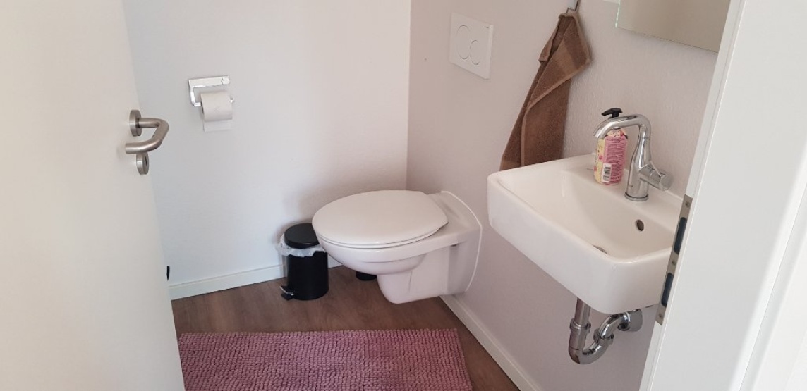 Monteurzimmer: Zusätzliches WC - Appartement Sütthoff