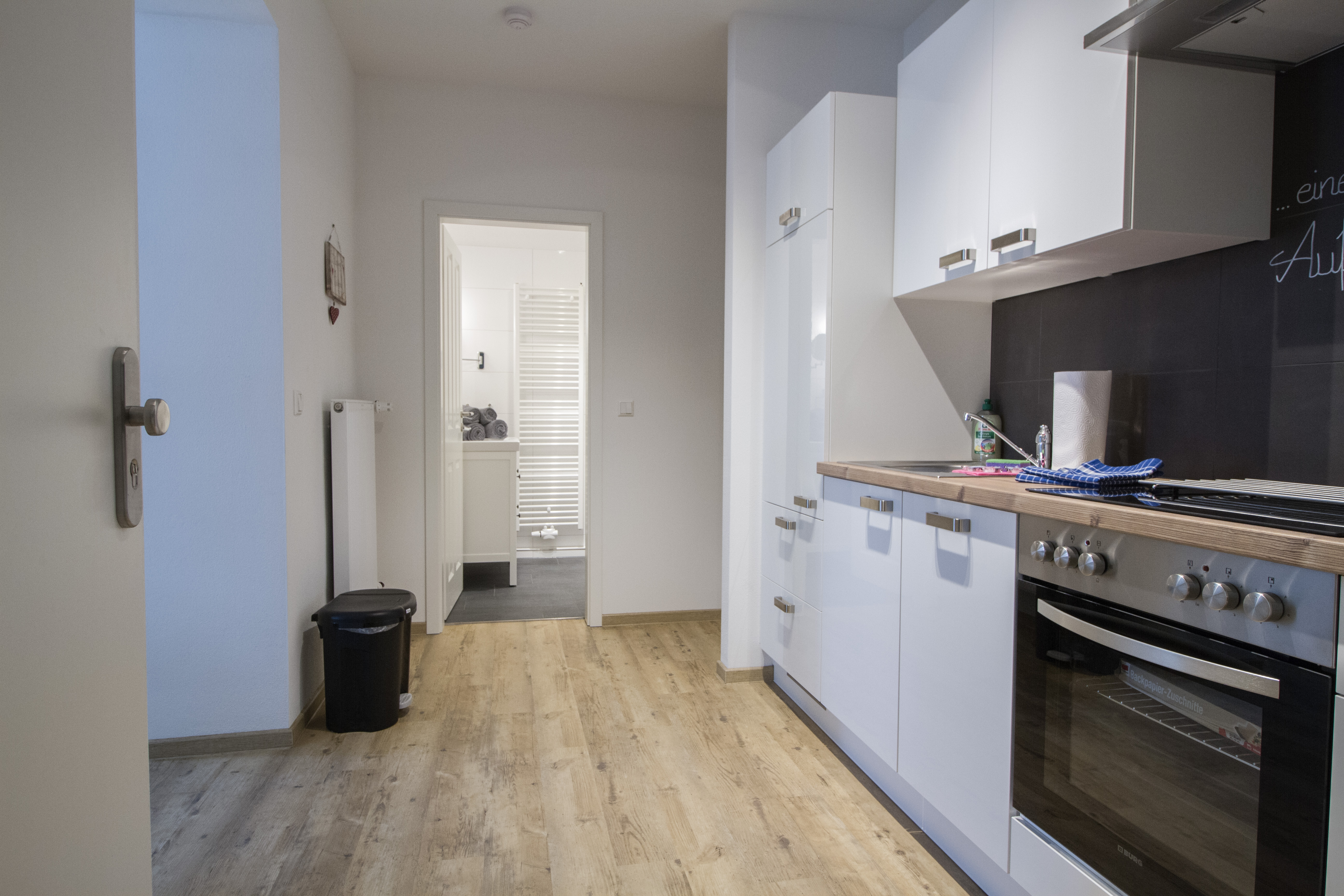 Monteurwohnung - Kühlschrank - Sachsen-Anhalt - Küche - FeWo EULE 