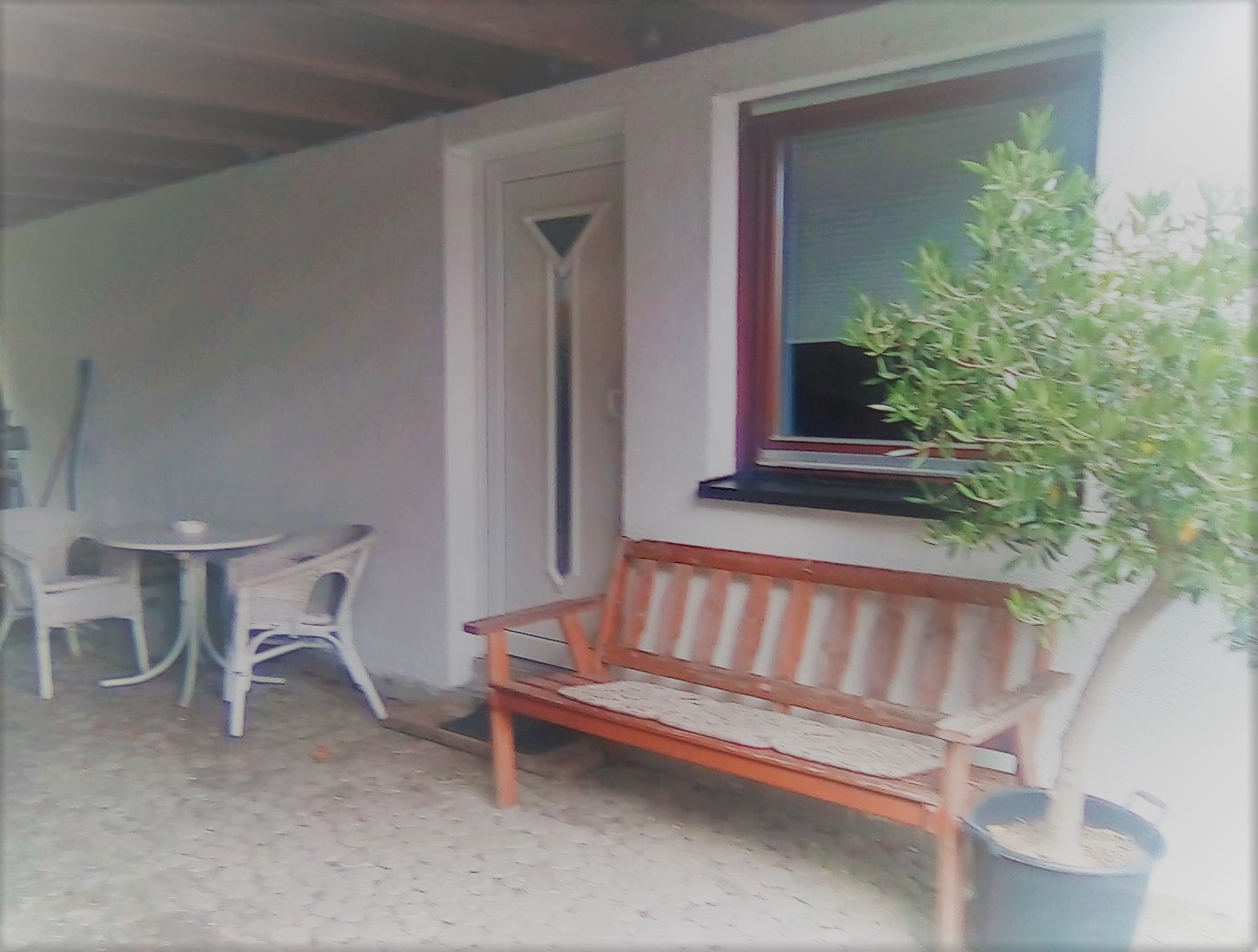 Monteurwohnung - PLZ 74420 (Deutschland) - Blick auf den Eingang eines Zimmers. - Mainhardter Wald Haus Geiger