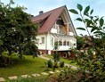 Monteurzimmer: Das Haus Templin mit Loggia, Balkon nach Süden mit schönem Blick über Osterode - Haus Templin in Osterode am Harz