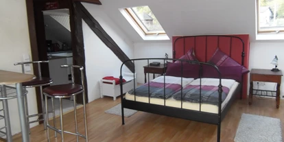 Monteurwohnung - PLZ 35781 (Deutschland) - Doppelbett im Dachstudio Runkel in Runkel an der Lahn - Dach-Studio Runkel