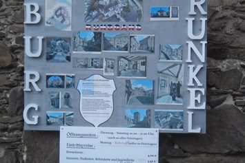 Monteurzimmer: Die mittelalterliche Burg Runkel zählt zu den Sehenswürdigkeiten der Stadt. - Dach-Studio Runkel