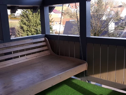 Monteurwohnung - Balkon - Deutschland - Balkon linke Seite - Ferienwohnung "Wohnglück" im Gasthaus "Zur Krone"