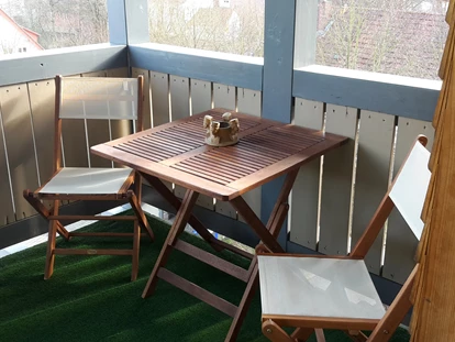Monteurwohnung - Balkon - Deutschland - Balkon rechte Seite - Ferienwohnung "Wohnglück" im Gasthaus "Zur Krone"
