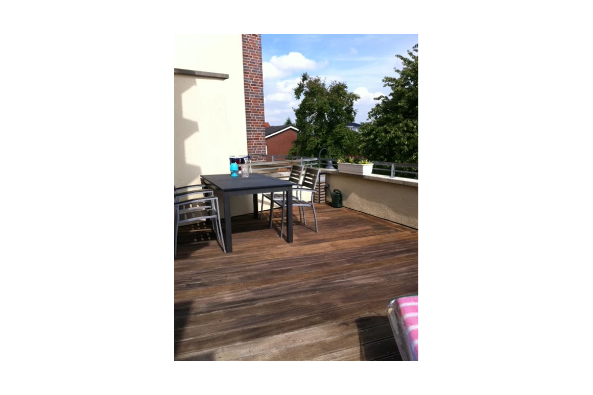 Monteurzimmer: Terrasse - Ferienwohnungen Stenzel in Laer bei Münster