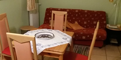 Monteurwohnung - Laer - Esstisch - Ferienwohnung " Zum Eichhörnchen"