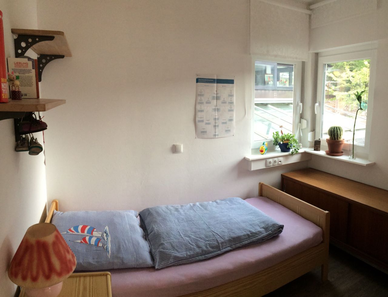 Monteurwohnung - Bettwäsche: Bettwäsche inklusive - Pfalz - Ferienhaus Wolfsburgblick