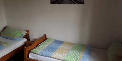 Monteurwohnung - Kaffeemaschine - Meppen - Schlafzimmer  - Waldblick